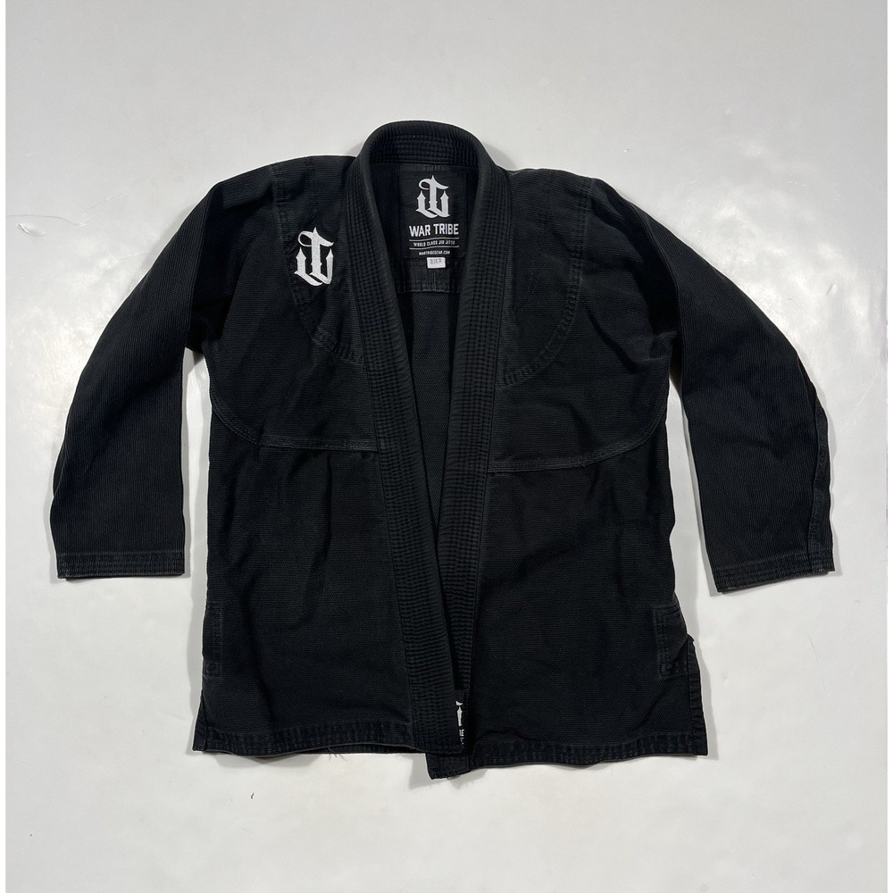 War Tribe Ju Jitsu Top Kids C3 Black MMA BJJ Training Gear